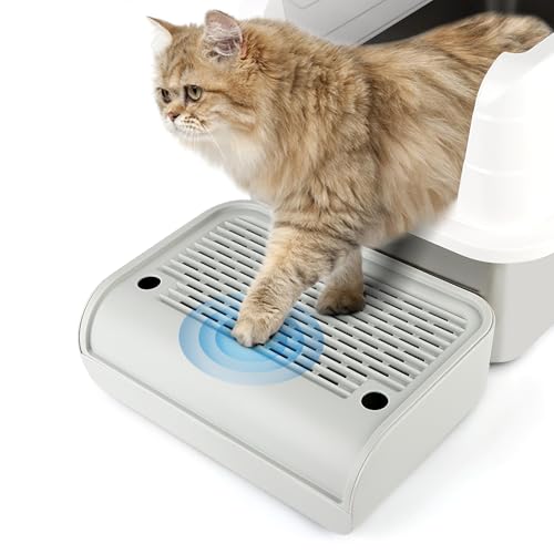 Bartuke Katzenstreu Rampe, Katzentreppe/Katzentoilettenrampe/Katzenfänger Litter Trapper mit Filterfunktion, leicht zu reinigen, Katzentoilettenstufe ideal für Kätzchen und ältere Katzen Bartuke Katzenstreu Rampe, Katzentreppe/Katzentoilettenrampe/Katzenfänger Litter Trapper mit Filterfunktion, leicht zu reinigen, Katzentoilettenstufe ideal für Kätzchen und ältere Katzen von Bartuke