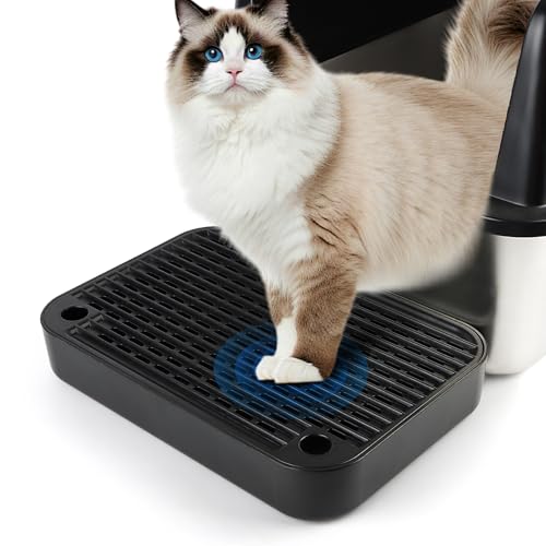 Bartuke Katzenstreu Rampe, Katzentreppe/Katzentoilettenrampe/Katzenfänger Litter Trapper mit Filterfunktion, leicht zu reinigen, Katzentoilettenstufe ideal für Kätzchen und ältere Katzen Bartuke Katzenstreu Rampe, Katzentreppe/Katzentoilettenrampe/Katzenfänger Litter Trapper mit Filterfunktion, leicht zu reinigen, Katzentoilettenstufe ideal für Kätzchen und ältere Katzen von Bartuke