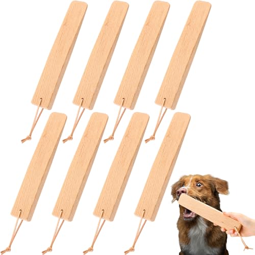 Barydat 8 Set Break Stick Dog Fight 10.04 x 1.77 x 0.79 Inch Stick for Dogs Stick Toy with Ropes for Training Dogs von Barydat