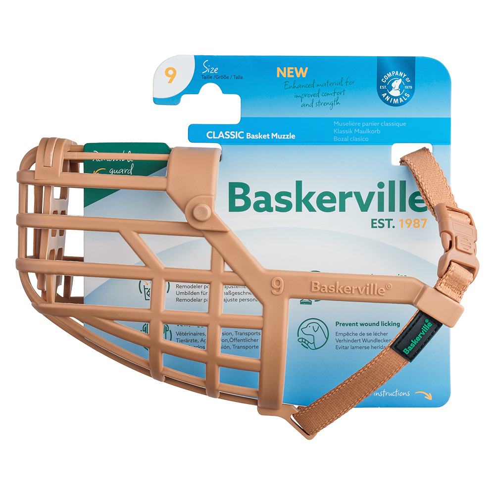 Baskerville Klassik Maulkorb, beige - Größe 9 Baskerville Klassik Maulkorb, beige - Größe 9 von Baskerville