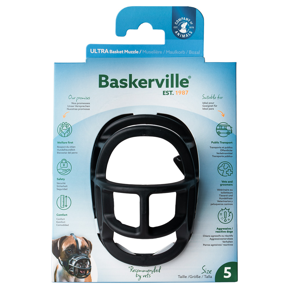Maulkorb Baskerville Ultra 2.0 - Größe 5, z.B. Labrador, Schäferhund Maulkorb Baskerville Ultra 2.0 - Größe 5, z.B. Labrador, Schäferhund von Baskerville