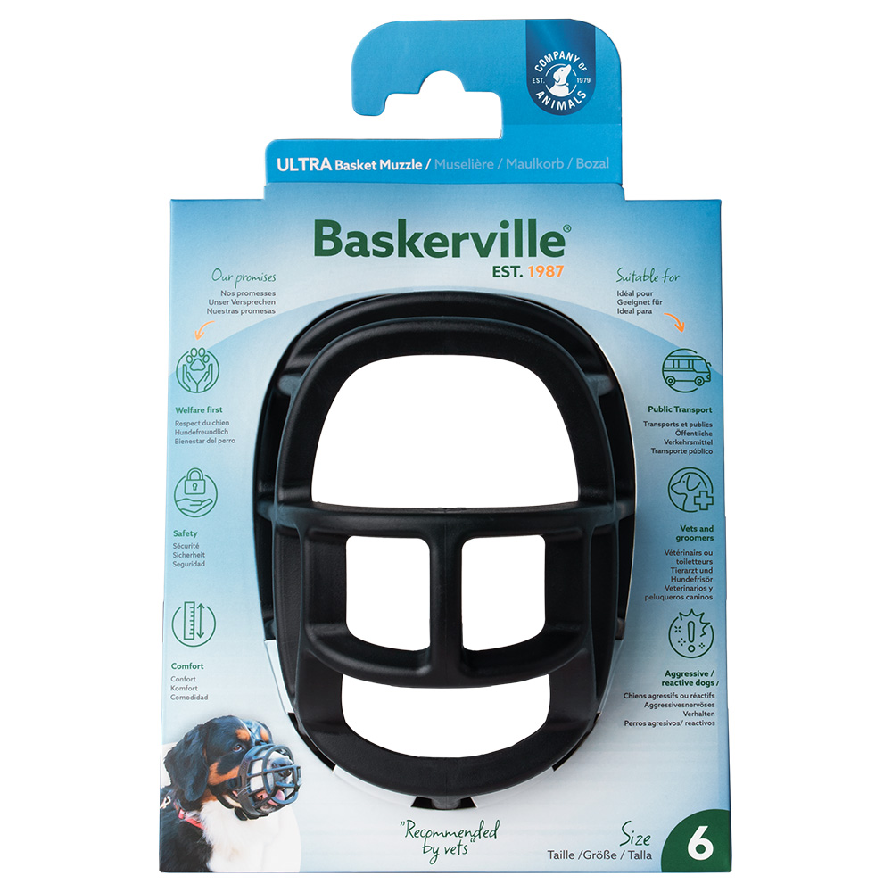 Maulkorb Baskerville Ultra 2.0 - Größe 6, z.B. Rottweiler, Deutsche Dogge Maulkorb Baskerville Ultra 2.0 - Größe 6, z.B. Rottweiler, Deutsche Dogge von Baskerville