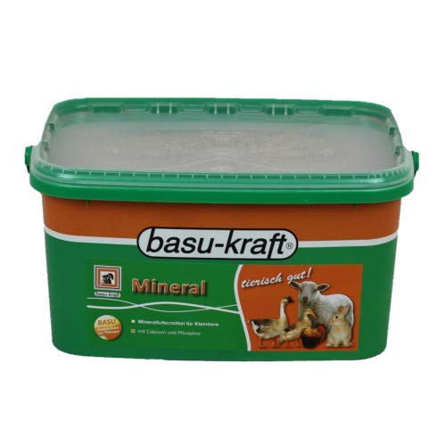 Mineralfutter für Kleintiere 6 kg - deckt den Bedarf an Mengen- und Spurenelementen von Basu