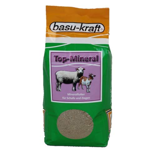 Top-Mineral Mineralfutter für Ziegen und Schafe 2,5 kg - deckt den Bedarf an Mengen- und Spurenelementen von Basu