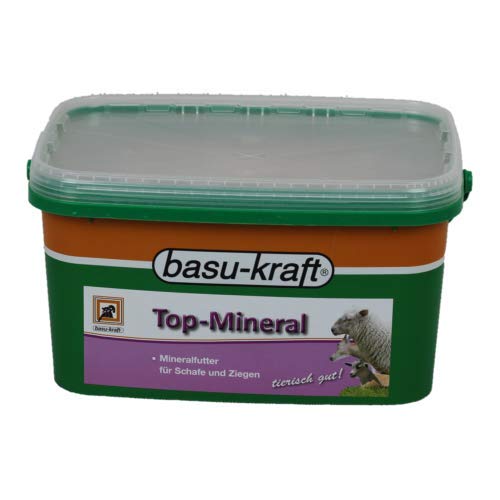 Top-Mineral Mineralfutter für Ziegen und Schafe 6 kg - deckt den Bedarf an Mengen- und Spurenelementen von Basu