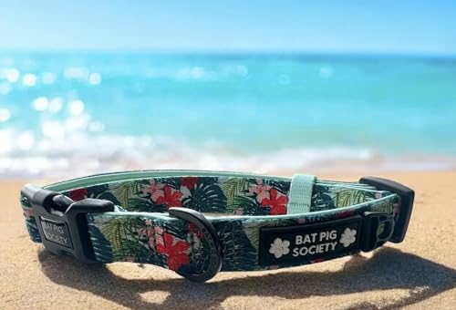 Hundehalsband mit Hawaii-Print Hundehalsband mit Hawaii-Print von Bat Pig Society