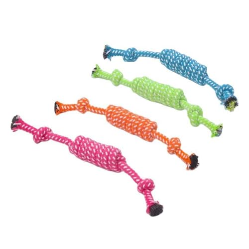 Interaktiver Baumwollseil Mini Hundespielzeug Ball Für Hunde Accessoires Zahnbürste Kauen Welpenspielzeug Für Große Kleine Hunde Spielzeug Haustier von BatCAR