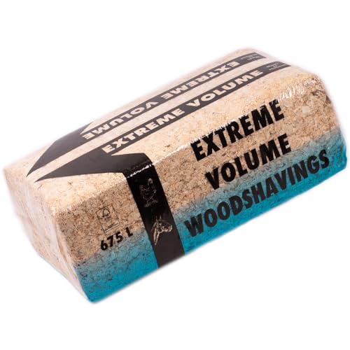 Bau Handwerker Service 24 Hobelspäne Tiereinstreu 675 L – Holzspäne Sägespäne für Pferde Vieh Kleintiere – staubarm saugstark naturbelassen – Einstreu für Stall Tierbox und Gehege von Bau Handwerker Service 24