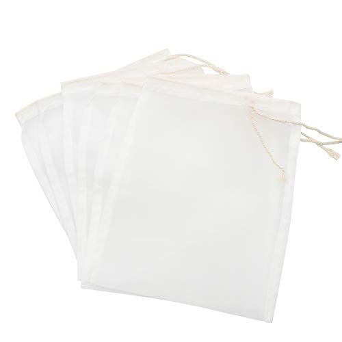 Baven 6 Stück Aquarium Filterbeutel 145 Micron Media Mesh Filterbeutel mit Kordelzug für Aquarienbälle, Aktivkohle, Pelletkohle, Weiß Baven 6 Stück Aquarium Filterbeutel 145 Micron Media Mesh Filterbeutel mit Kordelzug für Aquarienbälle, Aktivkohle, Pelletkohle, Weiß von Hocadrv