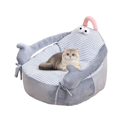 Bavokon Hundecouch - Beruhigendes Bett Für Welpe Und Kätzchen - Kuschelmöbel Mit Beruhigender Und Wärmender Schlaffunktion, Weiches Nest Für Transportbox, Innen, Außen, Terrasse, Schlafzimmer Bavokon Hundecouch - Beruhigendes Bett Für Welpe Und Kätzchen - Kuschelmöbel Mit Beruhigender Und Wärmender Schlaffunktion, Weiches Nest Für Transportbox, Innen, Außen, Terrasse, Schlafzimmer von Bavokon