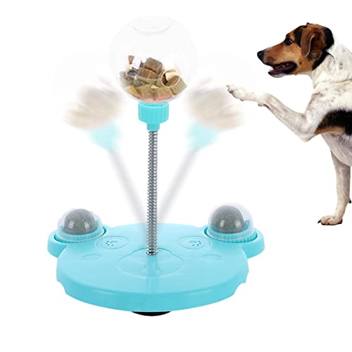 Bavokon Interaktives Katzenfutterspielzeug, Interaktives Haustierspielzeug für Katzen und Hunde, Turntable Cat Ball Toys für Welpen, Katzen, kleine Hunde als Geschenk von Bavokon