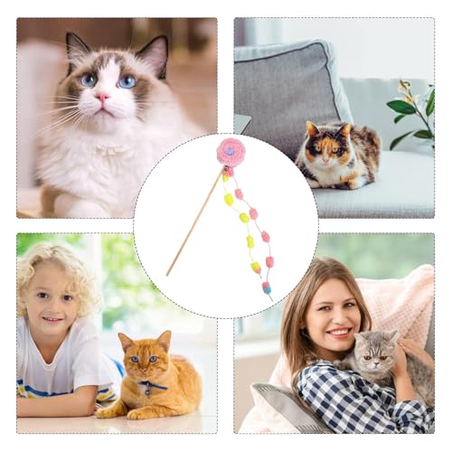 Bavokon Katzenangel,Indoor Kätzchen Interaktives Lolli Spielzeug | Interaktiver Spielreizstab mit Glocke zur Bereicherung und Bewegung für Katzen und Kätzchen im Innen- Außenbereich überall Bavokon Katzenangel,Indoor Kätzchen Interaktives Lolli Spielzeug | Interaktiver Spielreizstab mit Glocke zur Bereicherung und Bewegung für Katzen und Kätzchen im Innen- Außenbereich überall von Bavokon