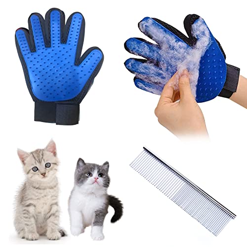 Katzenhandschuh,Fellpflege Handschuh Katze,Doppelseitige Haustier Handschuh Bürste,KatzenbüRste,Katzenbürste Kurzhaar,Tierhaarbürste,HundebüRste Langhaar,Katzen Bürste,Katzenbürste Langhaar,2pcs von Bavooty