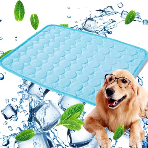 Kühlmatte für Hunde 70x55cm,Kühldecke Hunde, Dicke 1 cm Baumwolle Füllen, Automatische Kühlmatte für Haustiere,Hundedecke Kühl Kühlende Hundematte,Haustier Kühlpad für Betten für heißen Sommer Kühlmatte für Hunde 70x55cm,Kühldecke Hunde, Dicke 1 cm Baumwolle Füllen, Automatische Kühlmatte für Haustiere,Hundedecke Kühl Kühlende Hundematte,Haustier Kühlpad für Betten für heißen Sommer von Bavooty