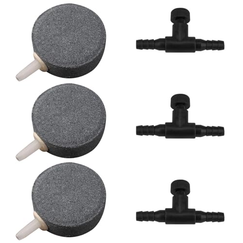 Luftstein für Aquarium, 4 cm Bubbles Sauerstoff Diffusor, Blasendiffusor, Sprudelstein für Teiche, Aquarium Sauerstoff Stein, Ausströmersteine für Aquarien, für Luftpumpen,Eimer,AquarienTeiche,3PCS Luftstein für Aquarium, 4 cm Bubbles Sauerstoff Diffusor, Blasendiffusor, Sprudelstein für Teiche, Aquarium Sauerstoff Stein, Ausströmersteine für Aquarien, für Luftpumpen,Eimer,AquarienTeiche,3PCS von Bavooty