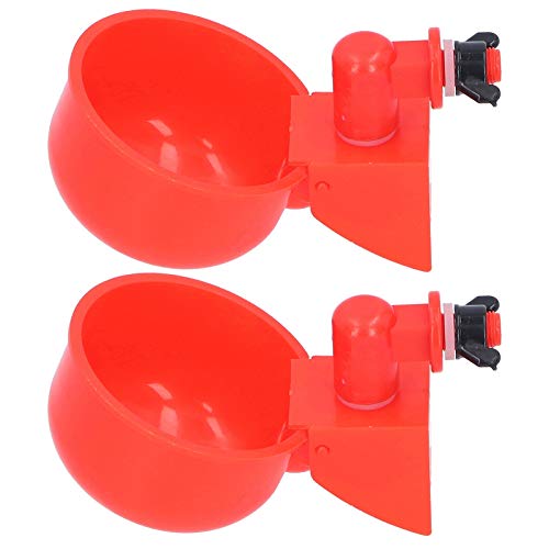 Automatische Hühnerwasserbecher Red Plastik -Trinkschale für Geflügeltauben Vogel Einfach Installation Langable Material 11.5x6.3 cm 2pcs Automatische Hühnerwasserbecher Red Plastik -Trinkschale für Geflügeltauben Vogel Einfach Installation Langable Material 11.5x6.3 cm 2pcs von Baxnore