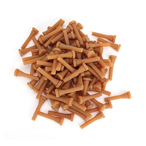 Baxnore 96 Stcs Gummifeder -Fingern -Finger, Geflügel -Finger Finger für Hühnerente Gans, weiches elastisches Haarentfernungswerkzeug für Schlachtgeräte von Baxnore