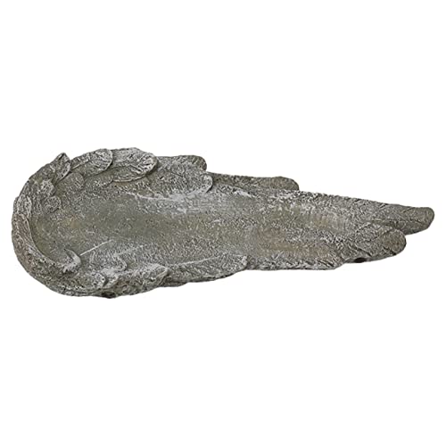 Baxnore Angel Wings Pet Tombstone wasserdichte personalisierte DIY Pet Memorial Stone Marker für Katzen und Hunde für Gartenharz -Material 25 x 9,5 x 4 cm geeignet (Moosgrün) von Baxnore