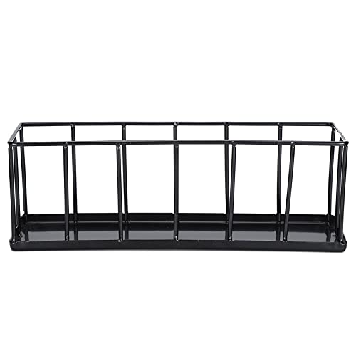 Baxnore Edelstahl -Reptilien -Lebensmittelspender Multifunktionaler Feeder -Schüssel für Schildkröten und Reptilien hygienisches Design Haltbares Material leicht zu reinigen 30 x 10 x 8 cm (Schwarz) von Baxnore