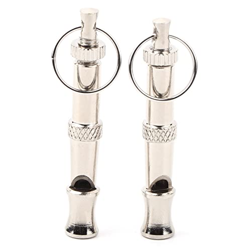Baxnore Ultra langlebiger Edelstahl Ultraschall Pfeife tragbares Trainingswerkzeug für Hunde Tauben Vögel hochwertige sichere Kompakte Design 2pcs Set Set von Baxnore