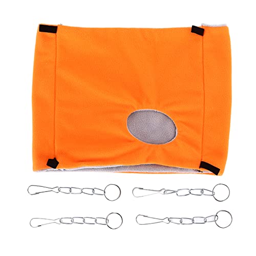 Baxnore Vogel warmes Nest Wärmeleitungskäfig Hängende Bett Doppelschicht Hängematte tragbarer Winter muss für kleine Vögel wie Papageien weiche Plüschmaterial 22 cm Größe 71 g Gewicht (Orange) Baxnore Vogel warmes Nest Wärmeleitungskäfig Hängende Bett Doppelschicht Hängematte tragbarer Winter muss für kleine Vögel wie Papageien weiche Plüschmaterial 22 cm Größe 71 g Gewicht (Orange) von Baxnore