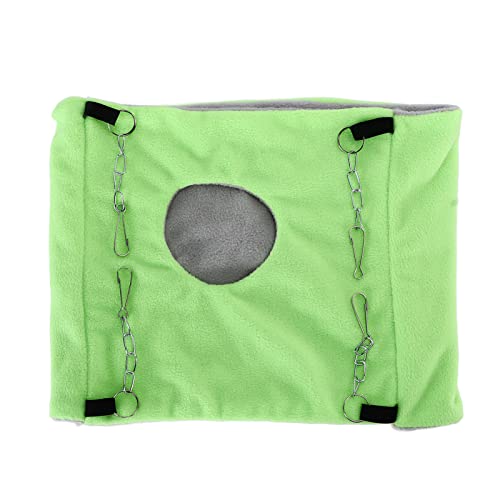 Baxnore Vogel warmes Nest Wärmeleitungskäfig Hängende Bett Doppelschicht Hängematte tragbarer Winter muss für kleine Vögel wie Papageien weiche Plüschmaterial 22 cm Größe 71 g Gewicht (Grün) Baxnore Vogel warmes Nest Wärmeleitungskäfig Hängende Bett Doppelschicht Hängematte tragbarer Winter muss für kleine Vögel wie Papageien weiche Plüschmaterial 22 cm Größe 71 g Gewicht (Grün) von Baxnore