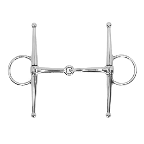 Full Wangen Snaffle Bit Edelstahl Ringfarm Gelenkgelenk für 125 -mm -Mund langlebig sicher und einfach zu bedienen für etraining und Kontrolle Premium Material Leichtes kompaktes Full Wangen Snaffle Bit Edelstahl Ringfarm Gelenkgelenk für 125 -mm -Mund langlebig sicher und einfach zu bedienen für etraining und Kontrolle Premium Material Leichtes kompaktes von Baxnore