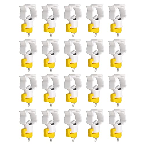 Hühnerwasser Brustwarzen Hochfestige Kunststoff aus Edelstahl Automatische Trinknippel Ballventil Design für Geflügelzuchtfarmen 20pcs von Baxnore