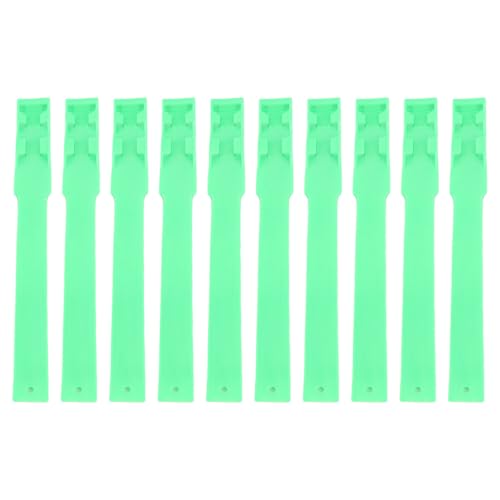 Kuhidentifikationsbänder Premium Kunststoff Dauerhafte Korrosionsbeständige Tiermarkierungsringe für Viehfarm 10pcs 4 Farben (Baxnoreqrzg-13) von Baxnore