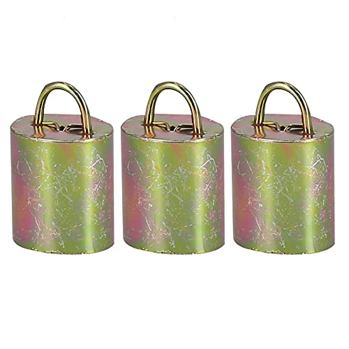 Legierung Live Bell Langlebig verdickte Anti -verlorene Kuh Schafglocke für Outdoor Farm 3pcs (Baxnorex1bykz-12) von Baxnore