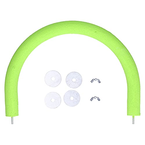 Vogel-Sitzstangenständer, U-förmiger Papageienständer, Schleifpfotenstab, Käfigspielzeug für kleine und mittelgroße Vögel, PVC-Metall, Farbe wie abgebildet, Größe ca. 26 cm, Vogel-Sitzstangenständer, U-förmiger Papageienständer, Schleifpfotenstab, Käfigspielzeug für kleine und mittelgroße Vögel, PVC-Metall, Farbe wie abgebildet, Größe ca. 26 cm, von Baxnore