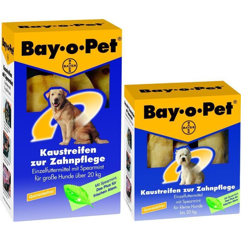 Bay-o-Pet Zahnpflege Kaustreifen mit Spearmint, f�r gro�e... (52,07 € pro 1 kg) von Bay-o-Pet