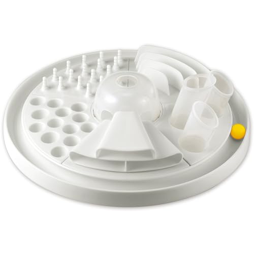 Bayer Design Love, Edupet Katzenspielzeug Center, intelligentes Futterspiel/Activity Board - 05005AA, weiß von EDUPET