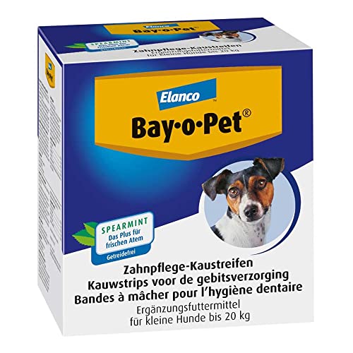 BAY O PET Zahnpfl.Kaustreif.Spearmint f.kl.Hunde 140 g von BAY-O-PET