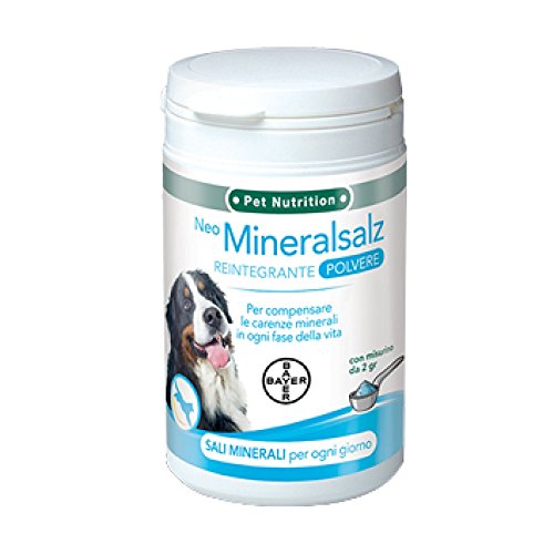 Neo Mineralsalz Reintegration Mineralien Nahrungsergänzungsmittel für Hunde 220g Neo Mineralsalz Reintegration Mineralien Nahrungsergänzungsmittel für Hunde 220g von Bayer