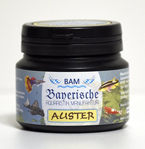 BAM Auster- Softgranulat fein, 100g Granulatfutter für Zierfische und Garnelen von Bayerische Aquaristik Manufaktur