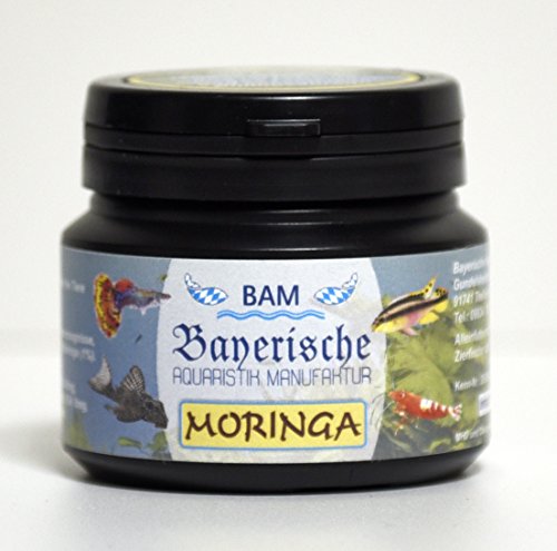 BAM Moringa - Softgranulat für Zierfische und Garnelen, grob,100g von Bayerische Aquaristik Manufaktur