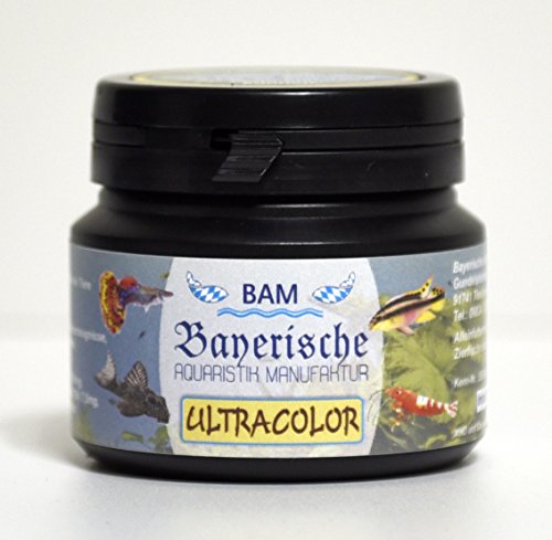 BAM Ultracolor - Softgranulat grob, 100g - DAS Farbfutter für Zierfische und Garnelen von Bayerische Aquaristik Manufaktur