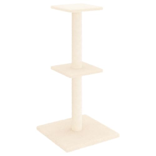 Baziroo Kratzbaum mit Sisal-KratzSäulen 34,5x34,5x73 cm Creme Katze Scratcher Katzenzubehör Indoor Cat Furniture Katzenmöbel Sachen für Katzen Cat Interactive Toy Kratzmöbel Baziroo Kratzbaum mit Sisal-KratzSäulen 34,5x34,5x73 cm Creme Katze Scratcher Katzenzubehör Indoor Cat Furniture Katzenmöbel Sachen für Katzen Cat Interactive Toy Kratzmöbel von Baziroo