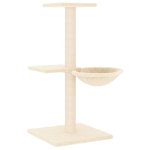 Baziroo Kratzbaum mit Sisal-KratzSäulen 46x44x72 cm Creme Cat Toy Kratzmöbel Cat Scratching Post Katze Scratcher Cat Furniture Katzenmöbel Sachen für Katzen Baziroo Kratzbaum mit Sisal-KratzSäulen 46x44x72 cm Creme Cat Toy Kratzmöbel Cat Scratching Post Katze Scratcher Cat Furniture Katzenmöbel Sachen für Katzen von Baziroo