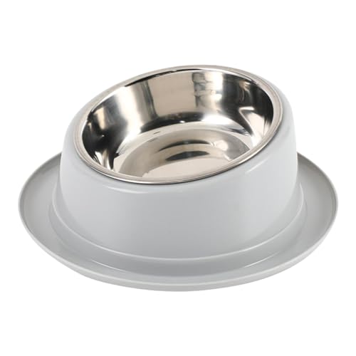 Futternäpfe für Haustiere – geneigte Futternäpfe für Hunde | Hundenapf-Set aus Edelstahl und Metall | rutschfeste erhöhte Futternäpfe | Edelstahl-Futterspender für Katzen, Hunde, mikrowellengeeignete Futternäpfe für Haustiere – geneigte Futternäpfe für Hunde | Hundenapf-Set aus Edelstahl und Metall | rutschfeste erhöhte Futternäpfe | Edelstahl-Futterspender für Katzen, Hunde, mikrowellengeeignete von Bbbabeslk