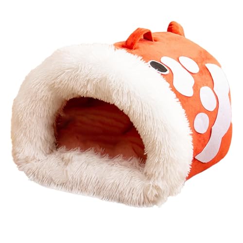 Gemütliches Katzenbett – Beruhigende Hundekatzenbetten | Plüsch-Katzennest mit fischförmigem Griff | Winter Kitten Cuddler, verdickte, selbstwärmende Katzenbetten, Möbel für Katzen, Hunde, Welpen und Gemütliches Katzenbett – Beruhigende Hundekatzenbetten | Plüsch-Katzennest mit fischförmigem Griff | Winter Kitten Cuddler, verdickte, selbstwärmende Katzenbetten, Möbel für Katzen, Hunde, Welpen und von Bbbabeslk