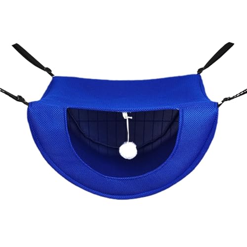 Katzenkäfig-Hängematte – atmungsaktives Kätzchenbett mit lustigem Ball, Frettchen, oder kleine Haustiere, Indoor-Tasche für Frühjahr/Sommer/Winter Katzenkäfig-Hängematte – atmungsaktives Kätzchenbett mit lustigem Ball, Frettchen, oder kleine Haustiere, Indoor-Tasche für Frühjahr/Sommer/Winter von Bbbabeslk