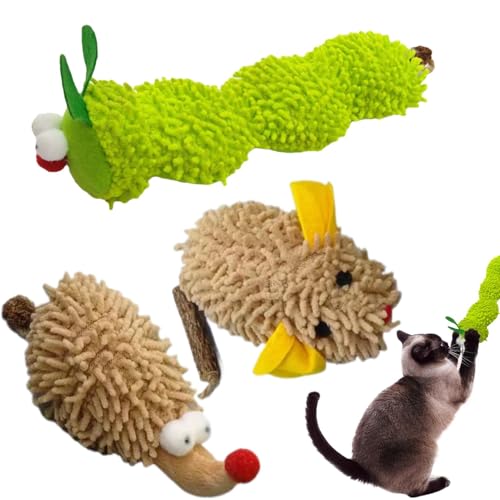 Katzenminze-Spielzeug für Katzen – Katzenspielzeug mit Katzenminze | 3 Stück Kätzchen-Kauspielzeug | verschleißfestes Plüsch-Katzenspielzeug für Haustiere, Katzen, Kätzchen, Katzenminze, Spielzeug für Katzenminze-Spielzeug für Katzen – Katzenspielzeug mit Katzenminze | 3 Stück Kätzchen-Kauspielzeug | verschleißfestes Plüsch-Katzenspielzeug für Haustiere, Katzen, Kätzchen, Katzenminze, Spielzeug für von Bbbabeslk