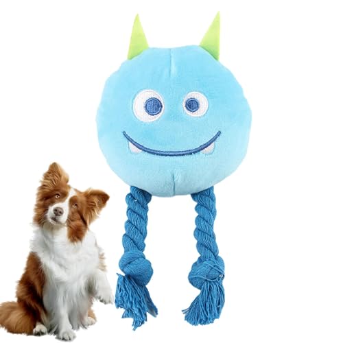 Quietschspielzeug für Hunde, Quietscher für Hundespielzeug, Kaubares Beißspielzeug mit starkem Knotendesign, Beißringe für Hunde, dekorative, weiche, multifunktionale Entspannungsartikel für Welpen Quietschspielzeug für Hunde, Quietscher für Hundespielzeug, Kaubares Beißspielzeug mit starkem Knotendesign, Beißringe für Hunde, dekorative, weiche, multifunktionale Entspannungsartikel für Welpen von Bbbabeslk