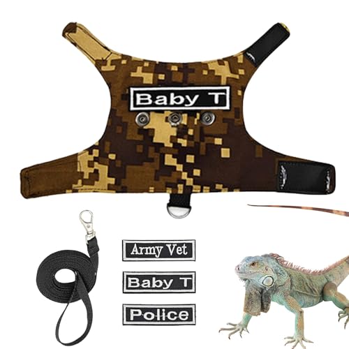 Riemen für , Drache, Barbudo – Gurtset für bärtige | Geschirr für kleine Reptilien, Eidechsen-Gurtband aus Reptilien, auslaufsicher, Riemen von Bbbabeslk