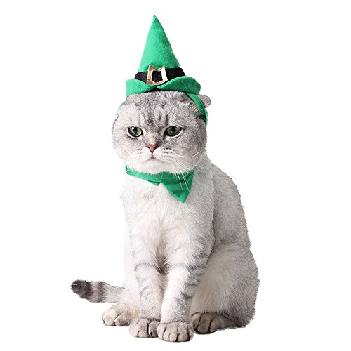 BbearT® Weihnachtsmütze für Hunde und Katzen, für den Urlaub, Grün von BbearT