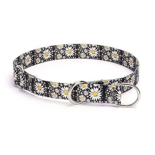 Bbmmayy Martingale-Hundehalsband, kein Ziehen, Schlupfhalsband mit Stop-Ring für kleine, mittelgroße und große Hunde, Liebesherz-Muster (NO21, S) von Bbmmayy