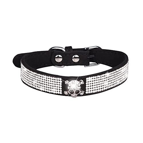Bbmmayy Niedliches Hundehalsband mit glitzernden Strasssteinen, ausgefallene Kristall-Diamant-Glitzer, hübsches Juwel, weiche Katzenhalsbänder für kleine, mittelgroße und große Rassen, Mädchen, Bbmmayy Niedliches Hundehalsband mit glitzernden Strasssteinen, ausgefallene Kristall-Diamant-Glitzer, hübsches Juwel, weiche Katzenhalsbänder für kleine, mittelgroße und große Rassen, Mädchen, von Bbmmayy