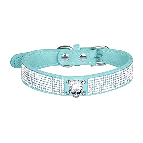 Bbmmayy Niedliches Hundehalsband mit glitzernden Strasssteinen, ausgefallene Kristall-Diamant-Glitzer, hübsches Schmuckstück, weiche Katzenhalsbänder für kleine, mittelgroße und große Rassen, Mädchen, Bbmmayy Niedliches Hundehalsband mit glitzernden Strasssteinen, ausgefallene Kristall-Diamant-Glitzer, hübsches Schmuckstück, weiche Katzenhalsbänder für kleine, mittelgroße und große Rassen, Mädchen, von Bbmmayy